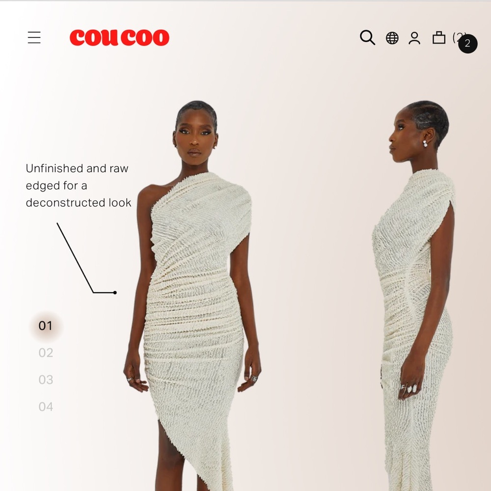 Coucoo Pasu dress in Rhino Tusk